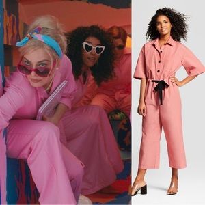 Barbie pink jumpsuit